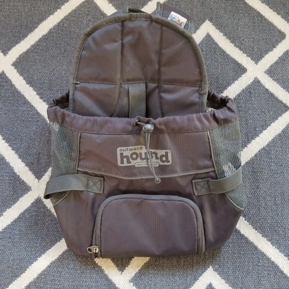 Outward Hound PoochPouch Front Dog Carrier, Gray